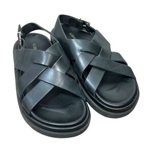 ALOHAS Trunca Strappy Slingback Sandals Black Size 37 Pre-Loved